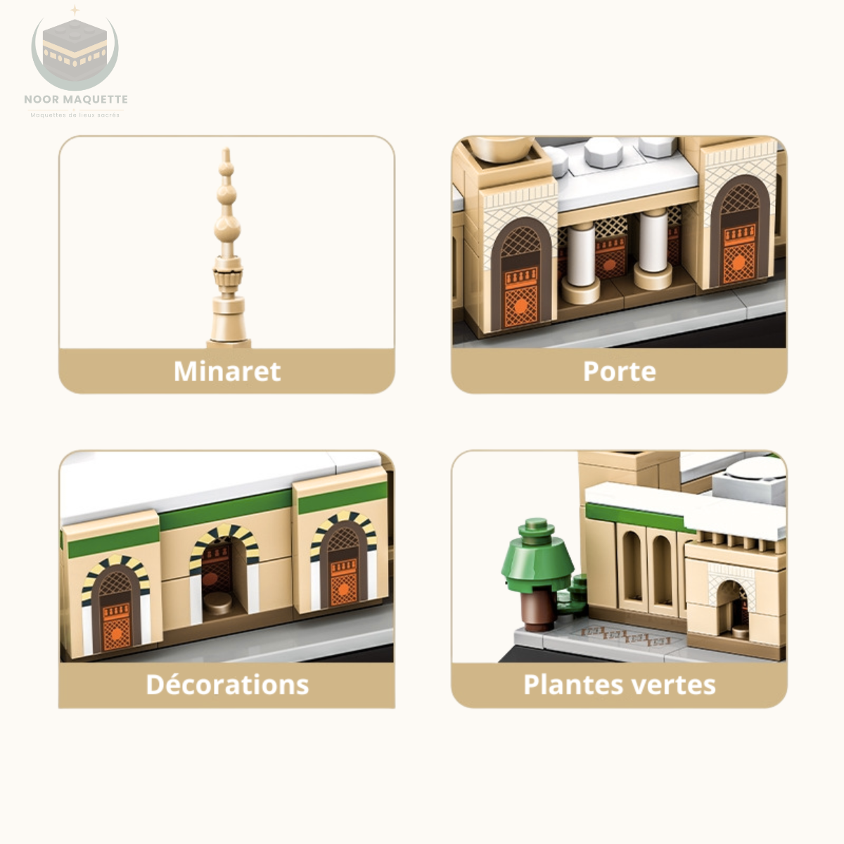 Maquette Mosquée du Prophète - 594 pièces