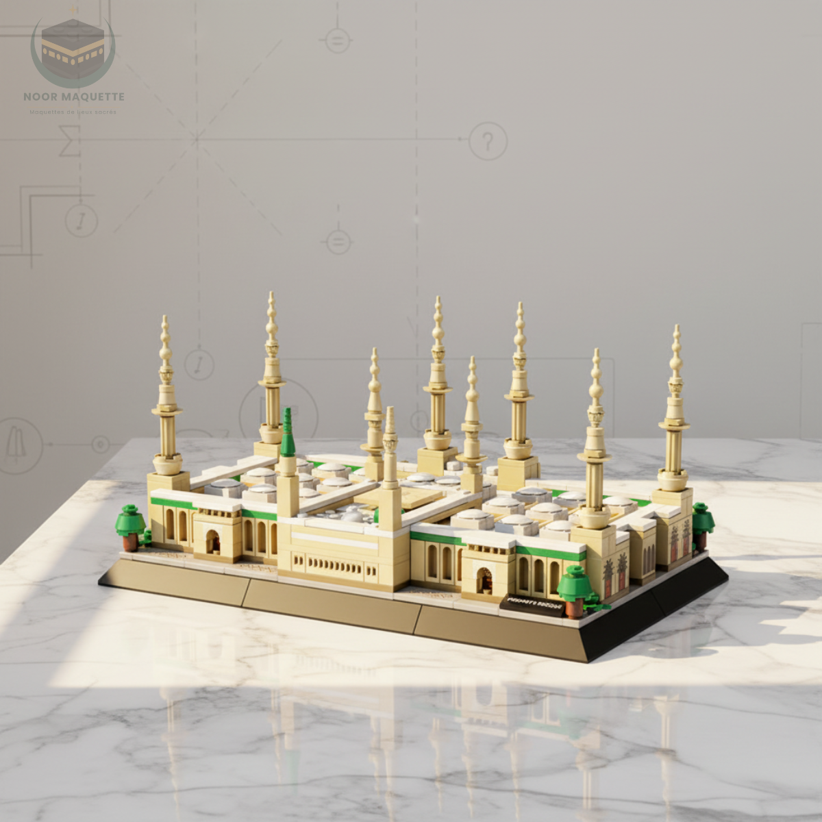 Maquette Mosquée du Prophète - 594 pièces