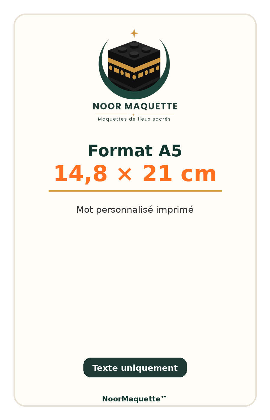 Mot personnalisé