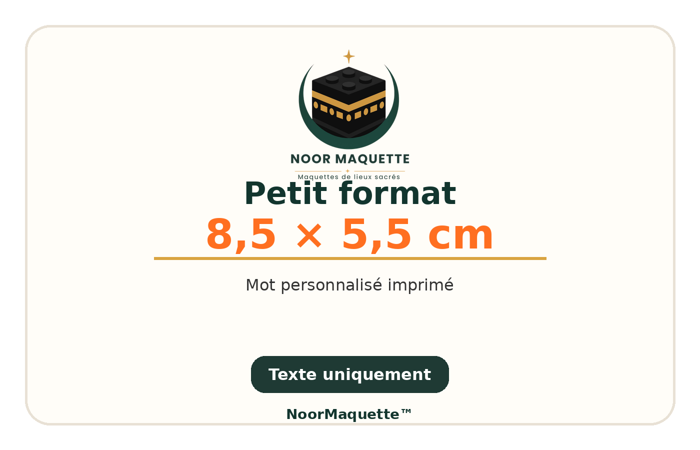 Mot personnalisé